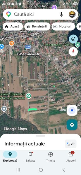 Teren 400 la distanta de 2 strazi de primaria Snagov
